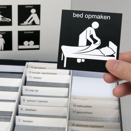 pictogram bed opmaken