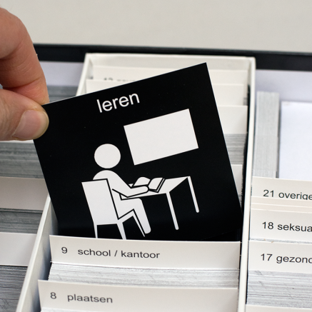 pictogram leren school pictokaartjes