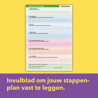 invulblad leer route wijzer
